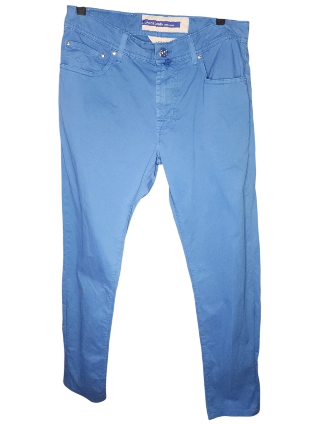 Jacob Cohen Bard Fast Zip Slim Fit Pants, Mens 32